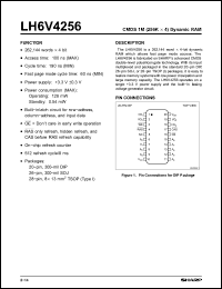 Click here to download LH6V4256 Datasheet