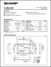 Click here to download LM6Q40 Datasheet