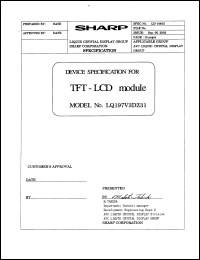 Click here to download LQ197V3DZ31 Datasheet