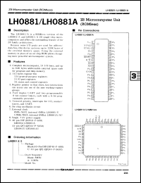Click here to download LH0881AU Datasheet