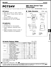 Click here to download PC724W Datasheet