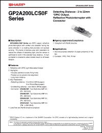 Click here to download GP2A210LCSJF Datasheet