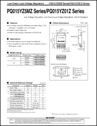 Click here to download PQ015YZ01Z Datasheet