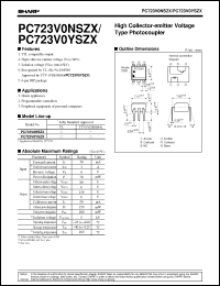 Click here to download PC723V0NSZX Datasheet