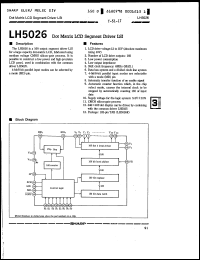 Click here to download LH5026F Datasheet