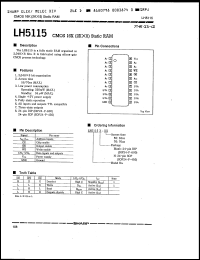 Click here to download LH5115-70 Datasheet