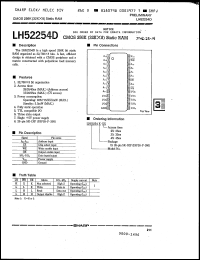 Click here to download LH52254D25 Datasheet