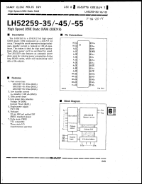Click here to download LH52259-45 Datasheet