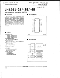Click here to download LH5261-45 Datasheet