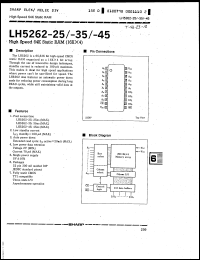 Click here to download LH5262-45 Datasheet
