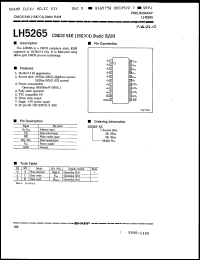 Click here to download LH5265-25 Datasheet