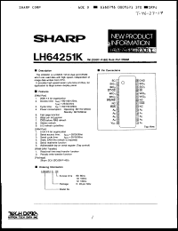 Click here to download LH64251K10 Datasheet