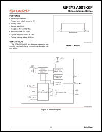Click here to download GP2Y3A001K0F Datasheet