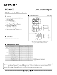 Click here to download PC924X Datasheet