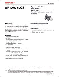 Click here to download GP1A073LCS Datasheet