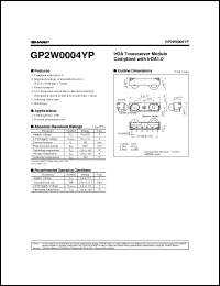 Click here to download GP2W0004YP Datasheet