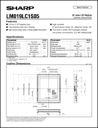 Click here to download LM019LC1S05 Datasheet
