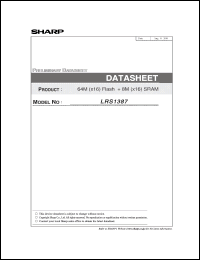 Click here to download LRS1387 Datasheet