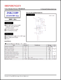 Click here to download 2SK2189 Datasheet