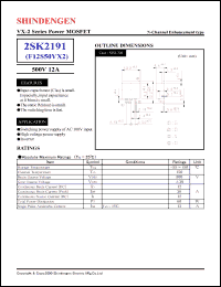 Click here to download 2SK2191 Datasheet