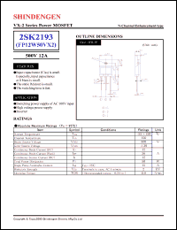Click here to download 2SK2193 Datasheet