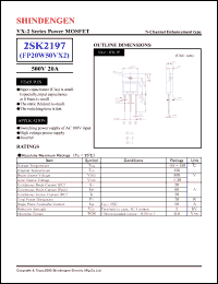 Click here to download 2SK2197 Datasheet