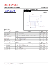 Click here to download MA1020 Datasheet