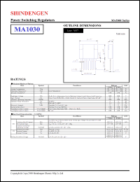 Click here to download MA1030 Datasheet