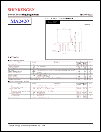Click here to download MA2420 Datasheet