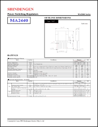 Click here to download MA2440 Datasheet