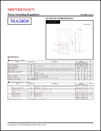 Click here to download MA2820 Datasheet