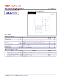 Click here to download MA3450 Datasheet