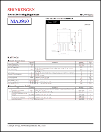 Click here to download MA3810 Datasheet