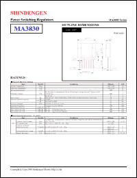 Click here to download MA3830 Datasheet