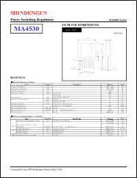 Click here to download MA4530 Datasheet