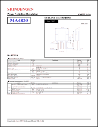 Click here to download MA4820 Datasheet