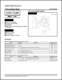 Click here to download S10VTA80 Datasheet