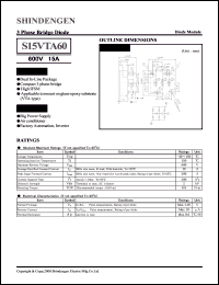 Click here to download S15VTA60 Datasheet