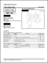 Click here to download S20VT60 Datasheet