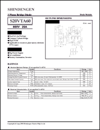 Click here to download S20VTA60 Datasheet