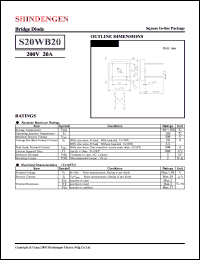 Click here to download S20WB20 Datasheet
