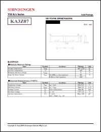 Click here to download KA3Z07 Datasheet