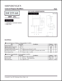 Click here to download DF25V60 Datasheet