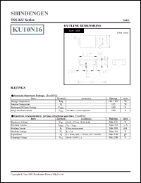 Click here to download KU10N16 Datasheet