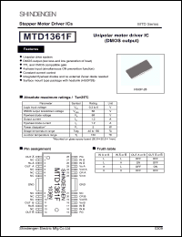 Click here to download MTD1361F Datasheet