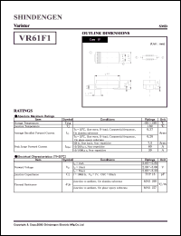 Click here to download VR61F1 Datasheet