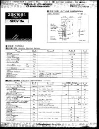 Click here to download 2SK1694 Datasheet