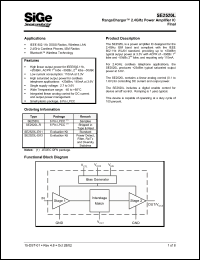 Click here to download SE2520 Datasheet