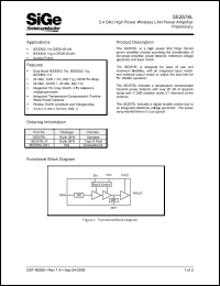 Click here to download SE2576L Datasheet