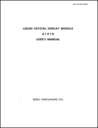 Click here to download G191D00P000 Datasheet